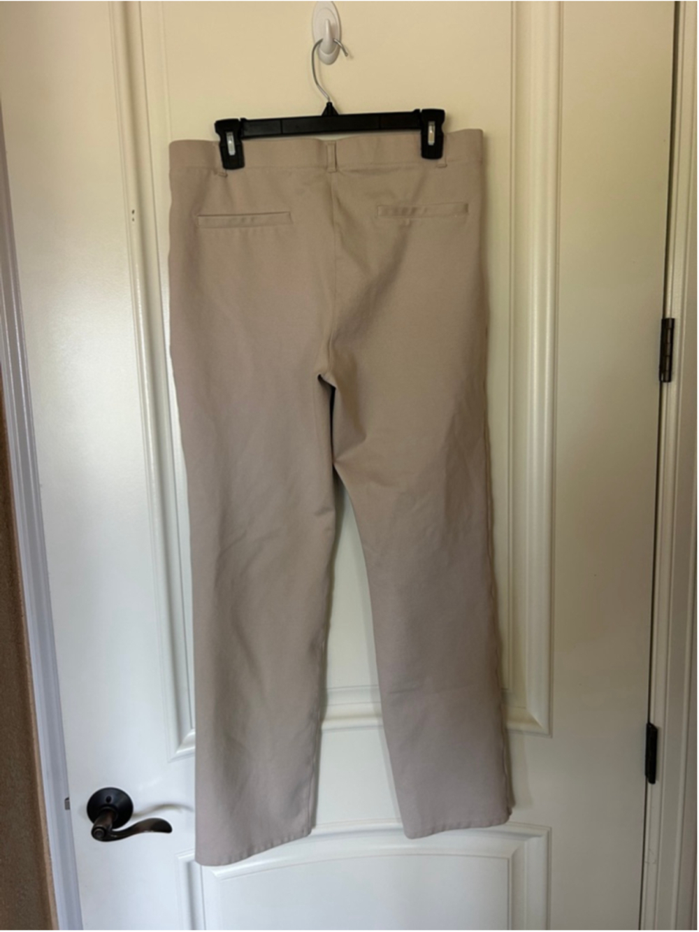 Women's Quince Ecru Ponce Straight Leg Pants M - Picture 10 of 16